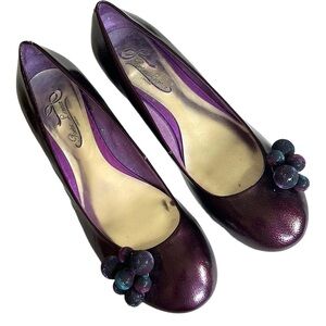 EUC Poetic License Leather Low Wedges